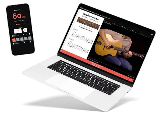 Supports de cours partitions et tablatures de guitare outils musique en ligne