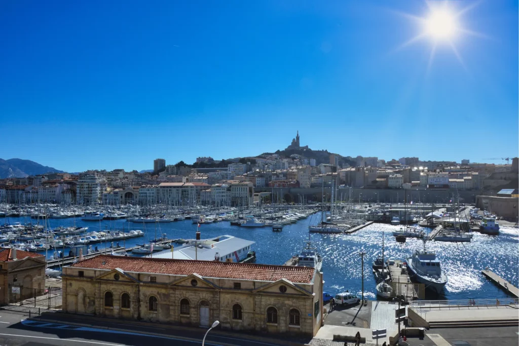Vieux port de Marseille et Castellane