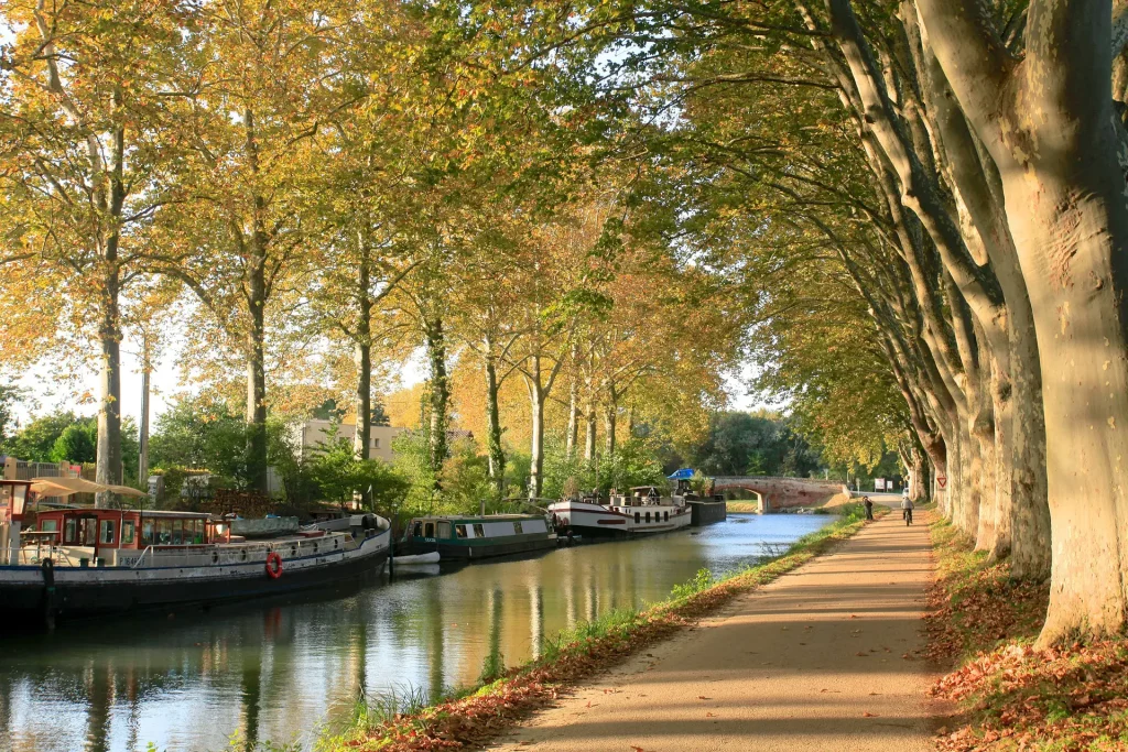 photo du canal du midi Toulouse