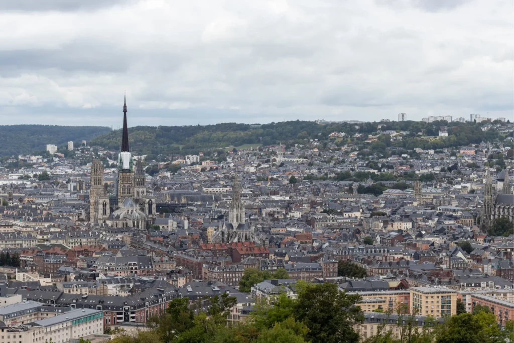 photo du panorama de Rouen