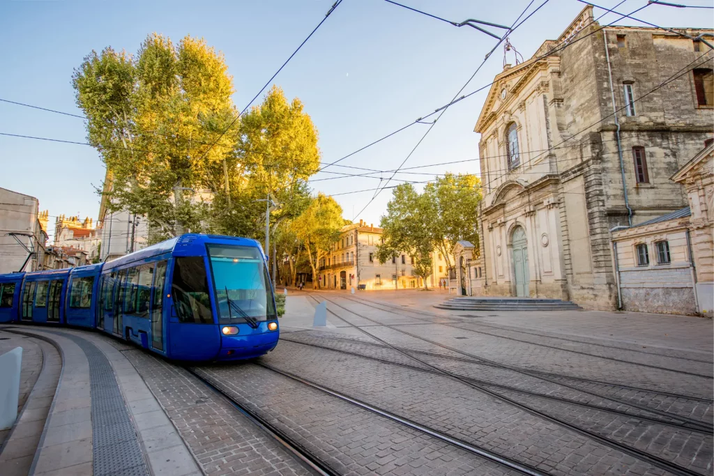 photo du tramway de Montpellier