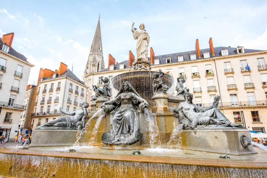 photo de la fontaine de Nantes