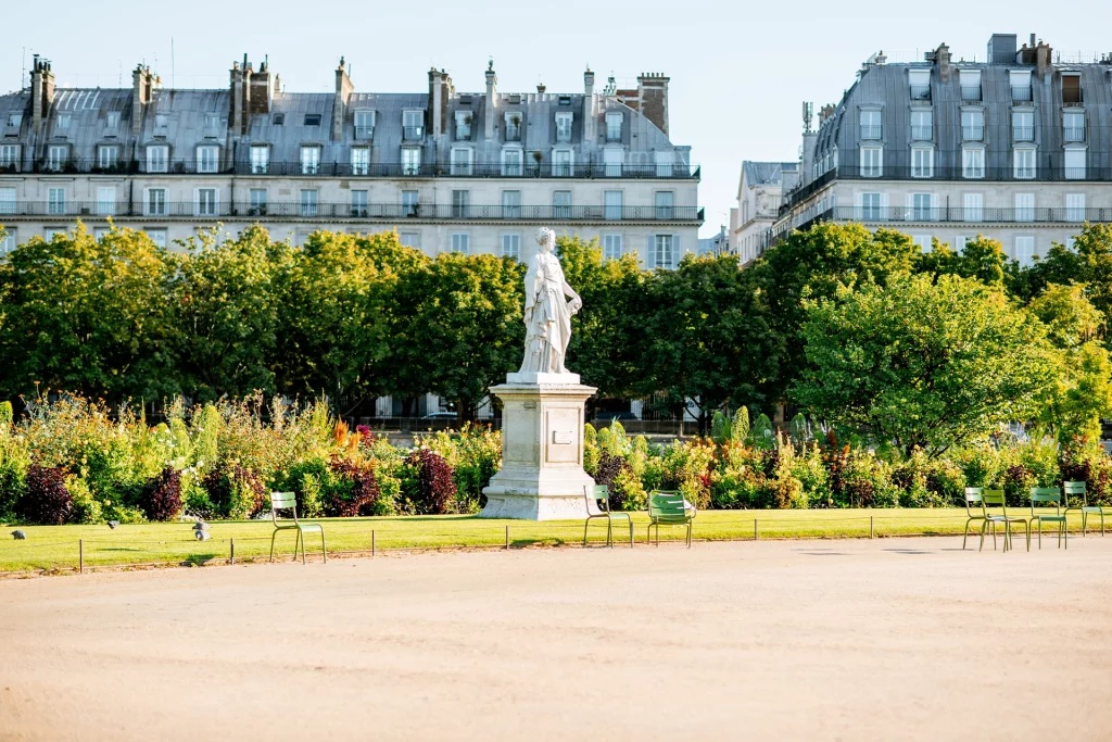 photo du jardin des tuilleries à Paris