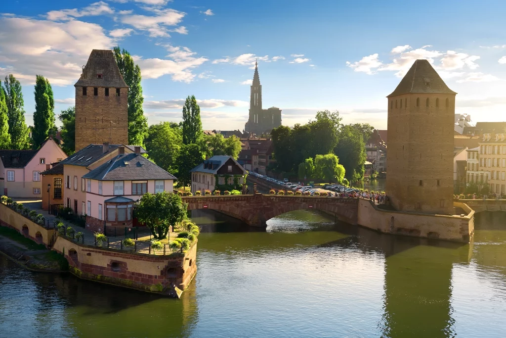 photo des ponts couverts de Strasbourg