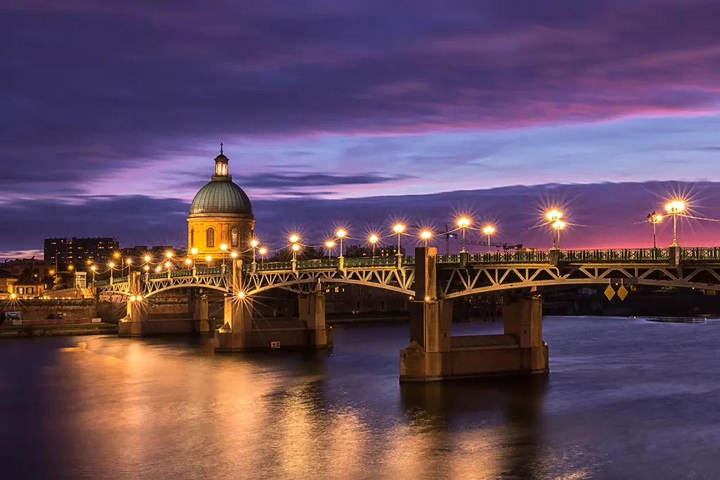 photo du pont de Saint-Pierre à Toulouse