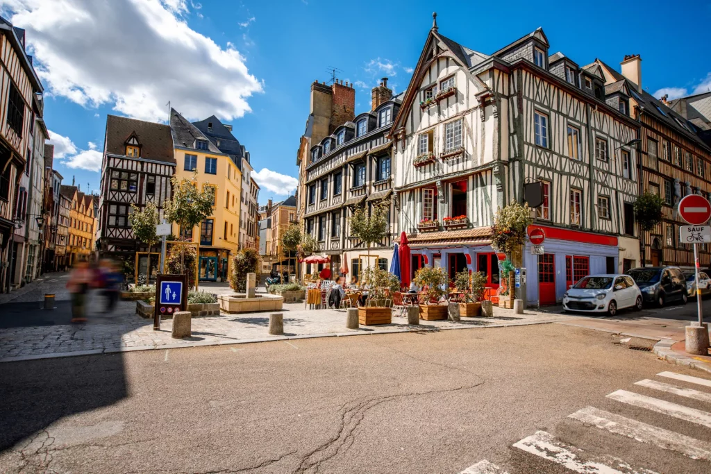 photo de la vieille ville de Rouen
