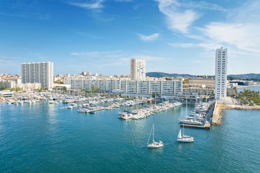 photo de la vue du port de-Toulon