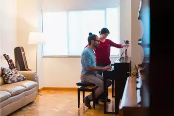 Cours de piano pour adultes à domicile