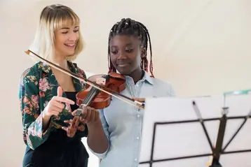 Cours de violon pour adolescents