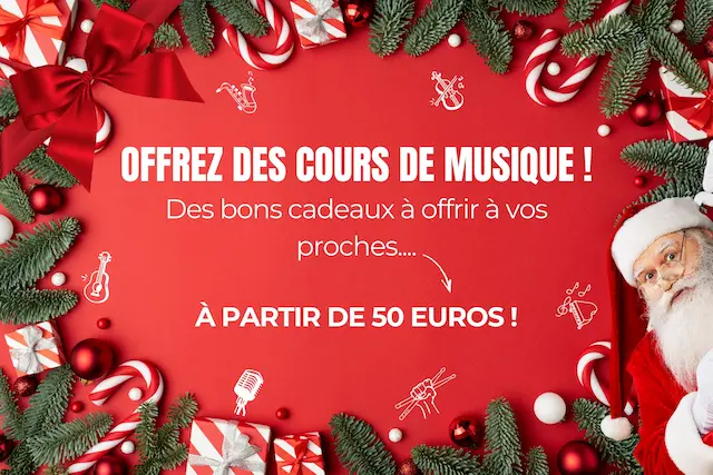 Bon cadeau cours de musique