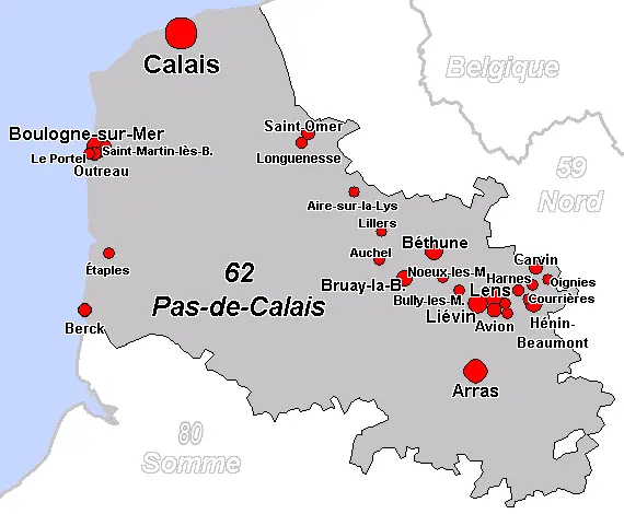 Département 62 Pas-de-Calais