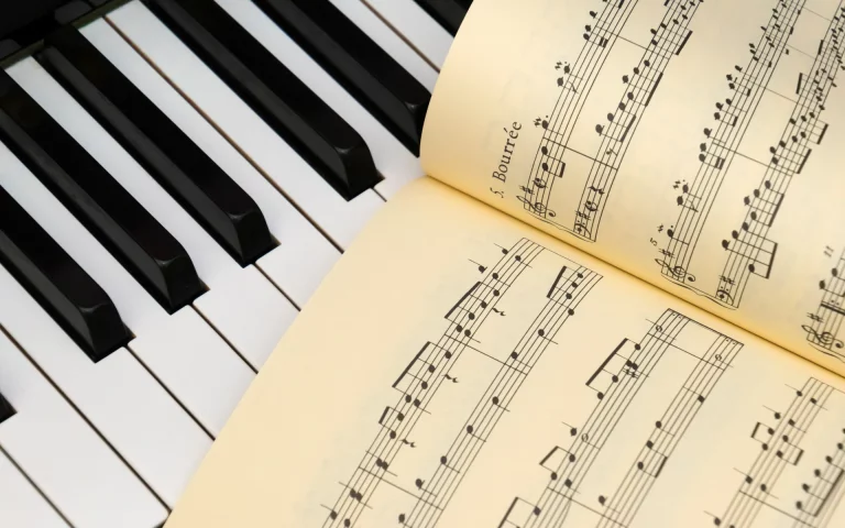 Partition vierge piano